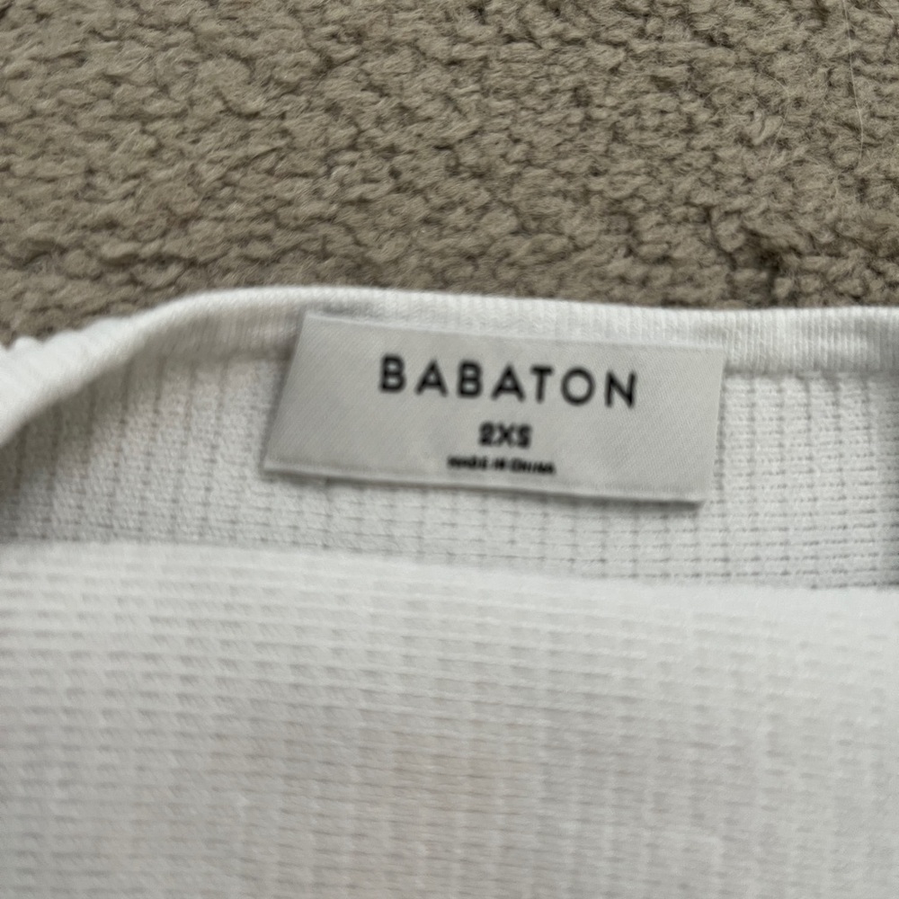 Babaton Ivory Ribbed Tank Top - Picture 2 of 3